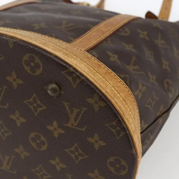 Authentic LOUIS VUITTON Monogram Bucket GM Shoulder Bag M42236 LV - Picture 6 of 16